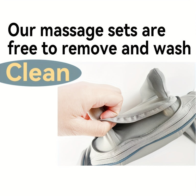 USB orqali zaryadlanadigan bo'yin va yelka massaj qiluvchi - ajratiladigan, yuvilishi mumkin, sayohat va uyda foydalanish uchun ideal, oila va keksa insonlar uchun mukammal sovg'a, massaj qurilmasi.