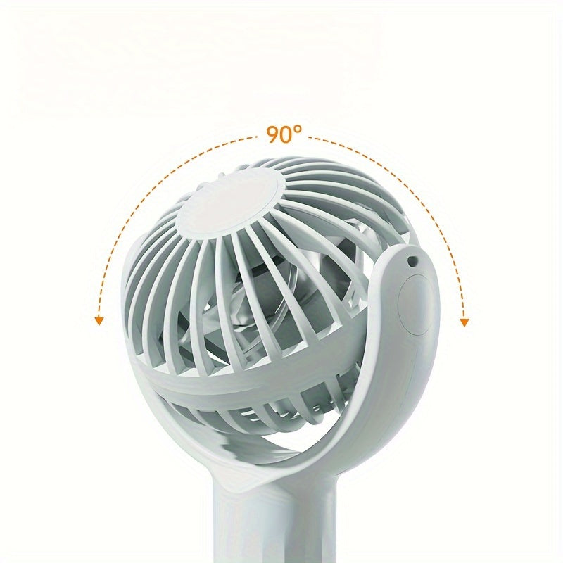 Portable Handheld Fan USB Rechargeable Small Compact Outdoor Use Large Wind Volume