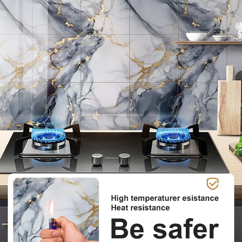 10 шт. мраморных панелей для стен с самоклеящимся водонепроницаемым покрытием для ванной комнаты, кухни, гостиной 29,97 см x 29,97 см