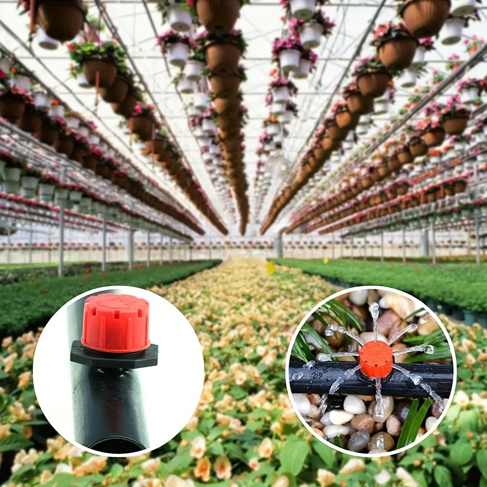 Регулируемые пластиковые капельницы для системы полива 50-500 штук