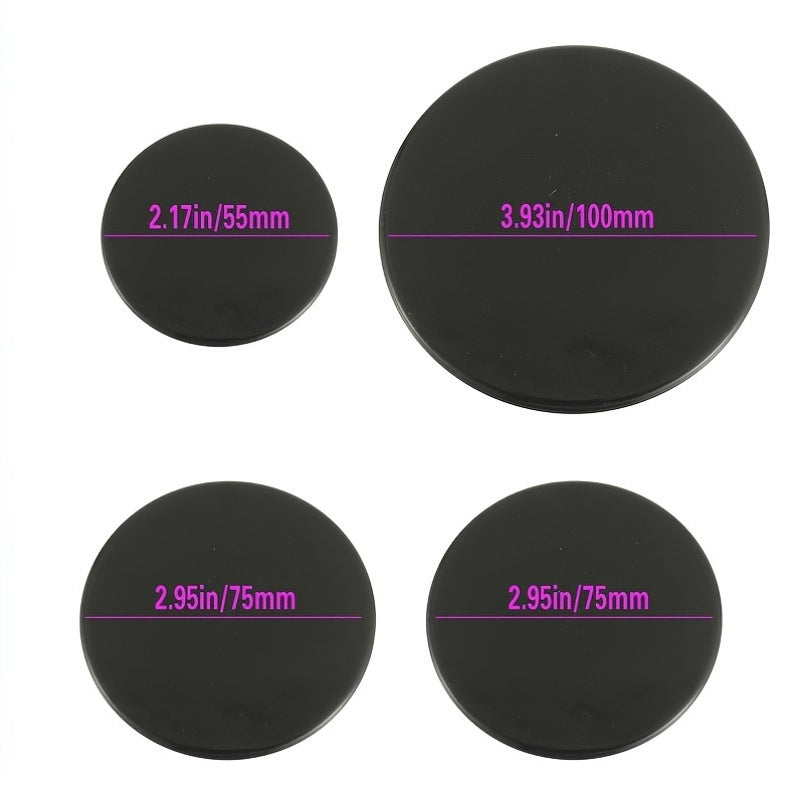 O'rnatilgan pechlar uchun 4 ta gaz pechkasining yonish qopqog'i va olov qopqog'i to'plami 55mm, 75mm, 100mm