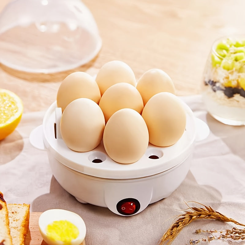 2-Tier Stackable Egg Steamer Cooks Hard and Poached Eggs BPA Free Durable White