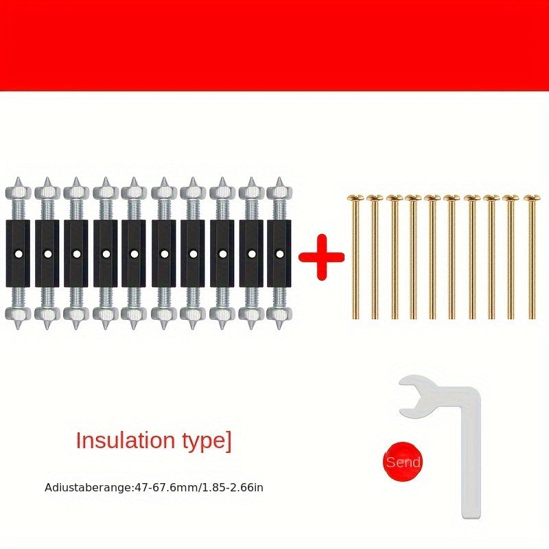 Conjunto de caja de conexiones eléctricas 86 Tipo 118 Tipo 10 con caja inferior, caja oscura, reparador, interruptor