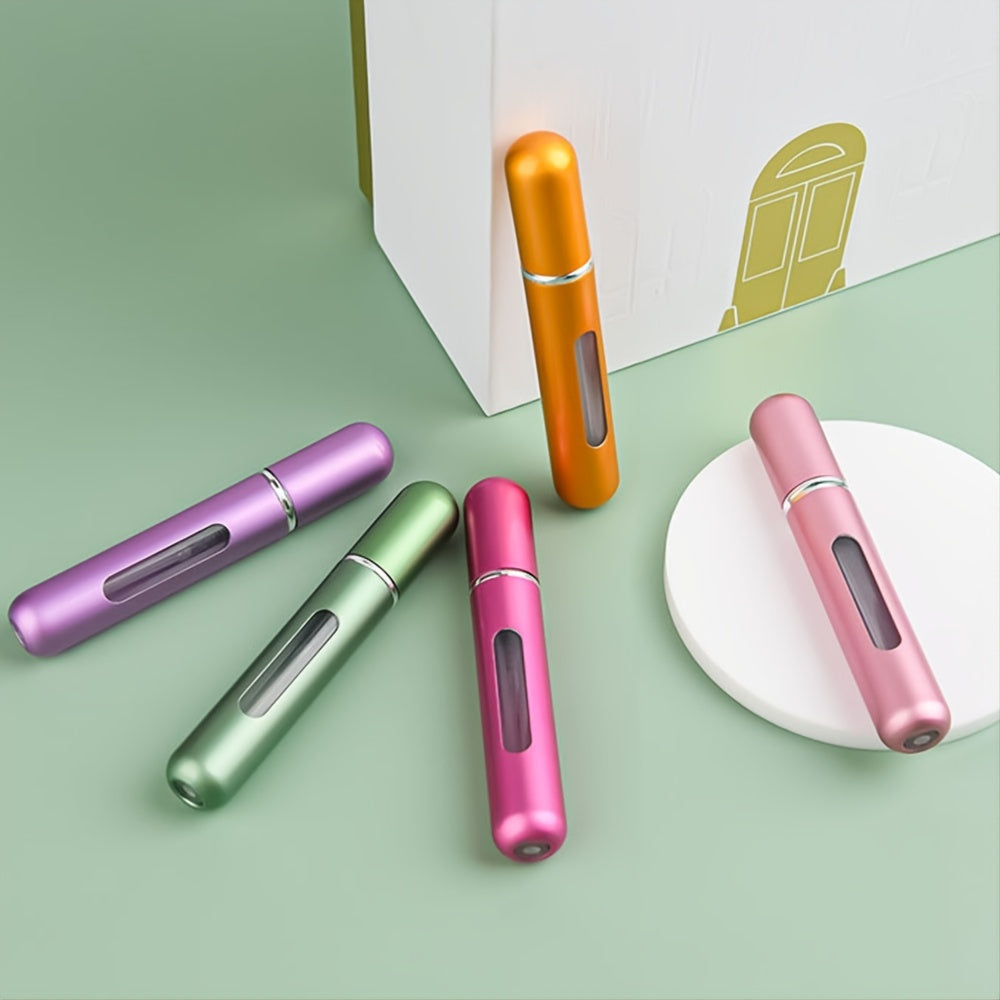 Unisex 5ml Travel Perfume Bottle Portable Empty Spray Cosmetic Refillable