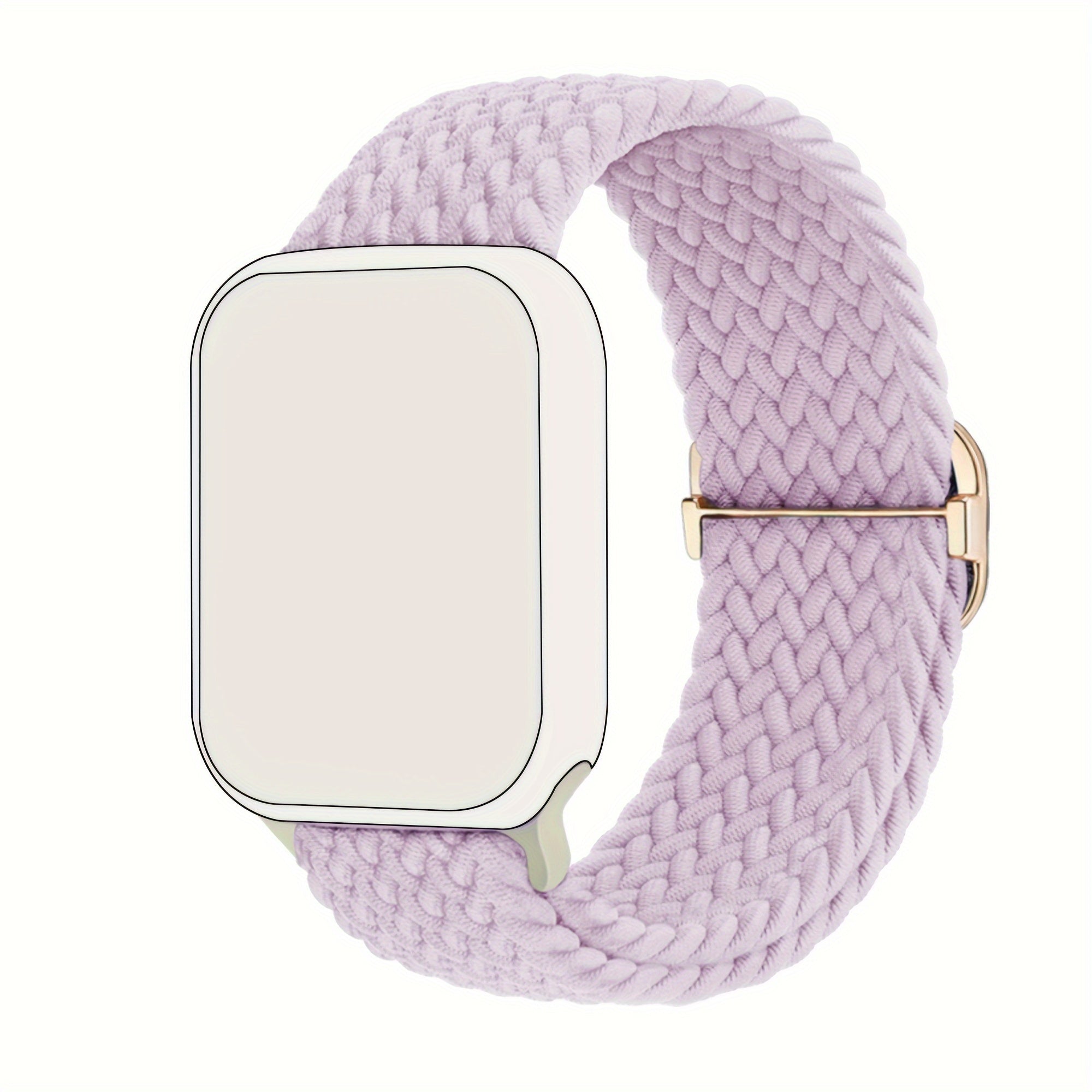 Correa de reloj inteligente trenzada de nylon elástica multicolor para IWatch