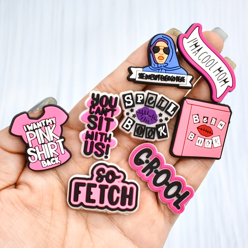 10 Pcs Women Shoe Charms Set Durable PVC Sandals Garden Shoes Decoration