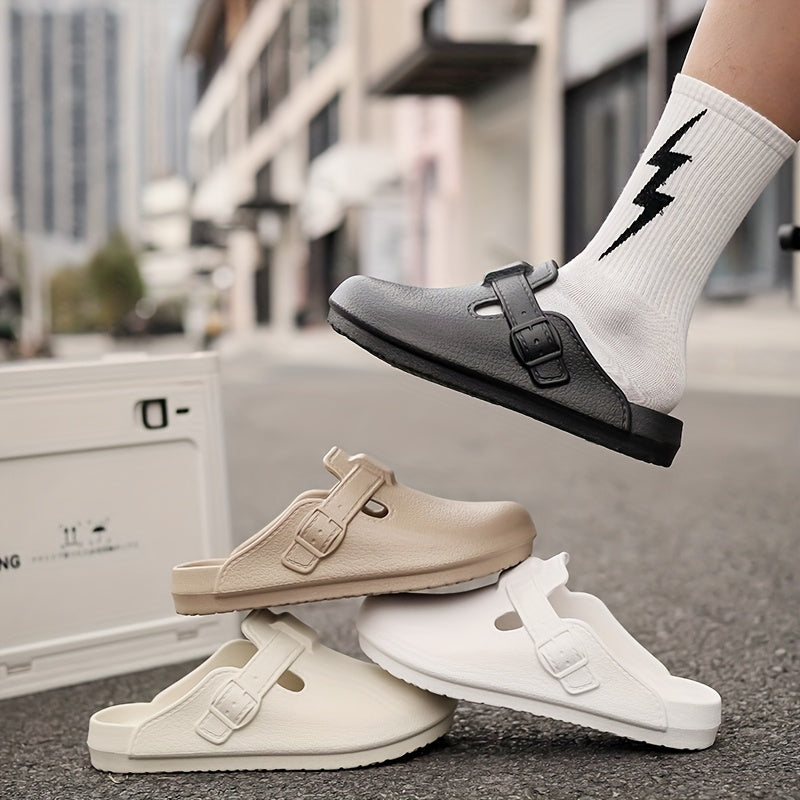 Unisex Breathable Closed-Toe Surgical Shoes Anti-Slip Indoor Clogs Beige Pink Black