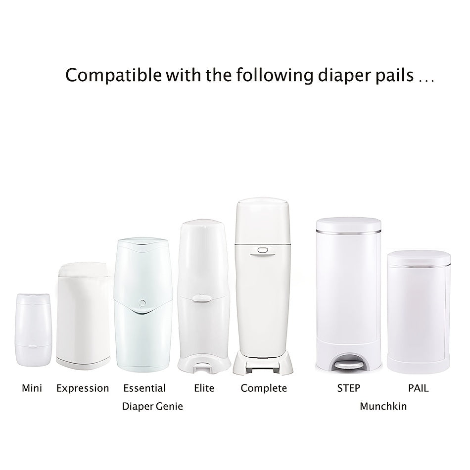 Заполните свой ведро для подгузников максимальной вместимости этими сверхдлинными толстыми мусорными пакетами, разработанными для максимальной способности к дезодорации. Идеальный подарок на Рождество, Хэллоуин или День благодарения.