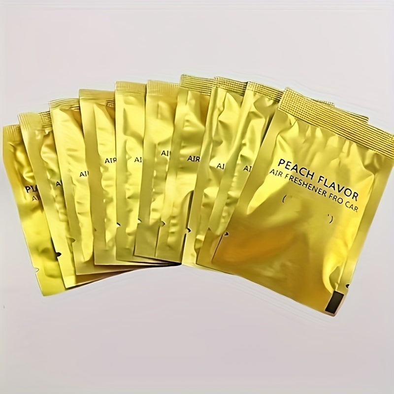 Avtomobil ventilyatori aromatizator tabletkalari, hidli hidi, to'ldiriladigan avtomobil hidi, 10 yoki 20 ta paket