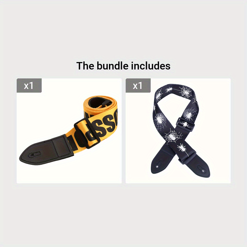 Регулируемый тканевый нейлоновый ремень для гитары на спину, подходит для струнных инструментов.