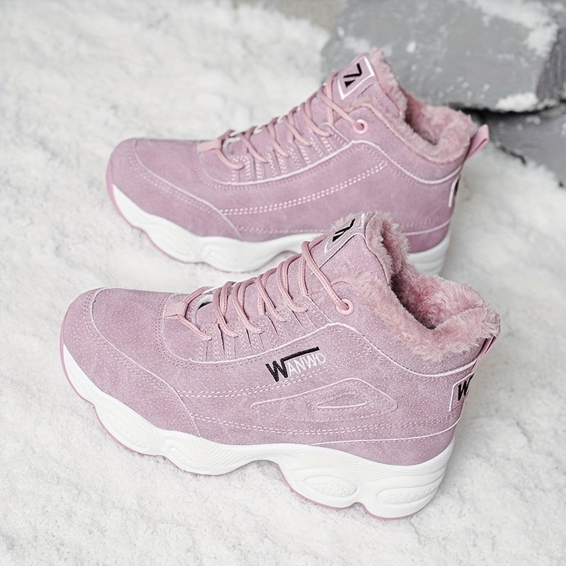 Women's Insulated Snow Boots - Thermal, Slip-Resistant, Winter Wear