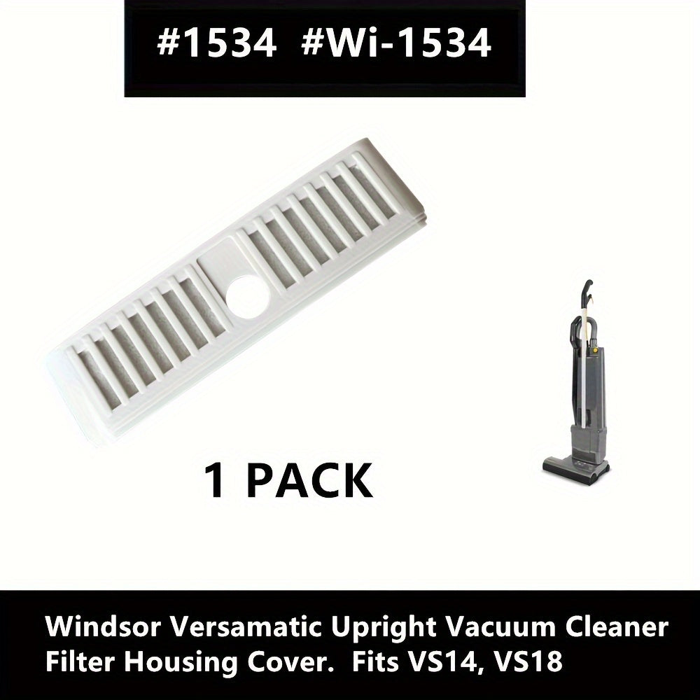 Windsor Versamatic to'plamli changyutgich modellari VS14 va VS18 uchun almashtirish ko'pik qopqoq filtri, 1 dona (mahsulot raqami 1534).
