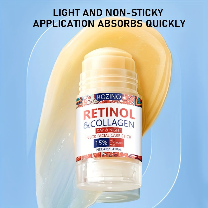 Women Dry Skin Hydrating Face and Neck Cream Stick Moisturizer with Aloe Vera and Retinol