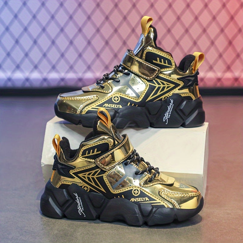 Zapatos deportivos impermeables antideslizantes y resistentes para niños para actividades al aire libre