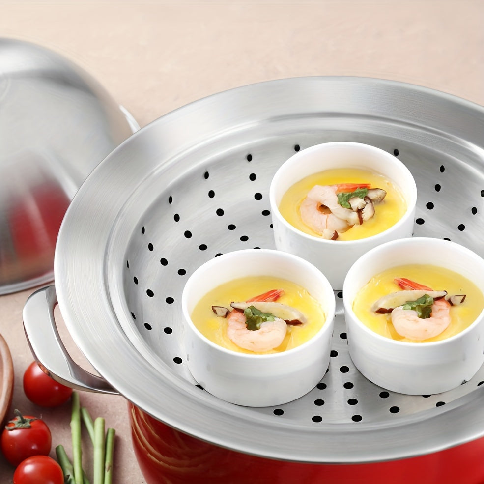 Stainless Steel Steamer Rack for 24-28cm Cookware Multi-Functional Food Steamer and Pot Stand