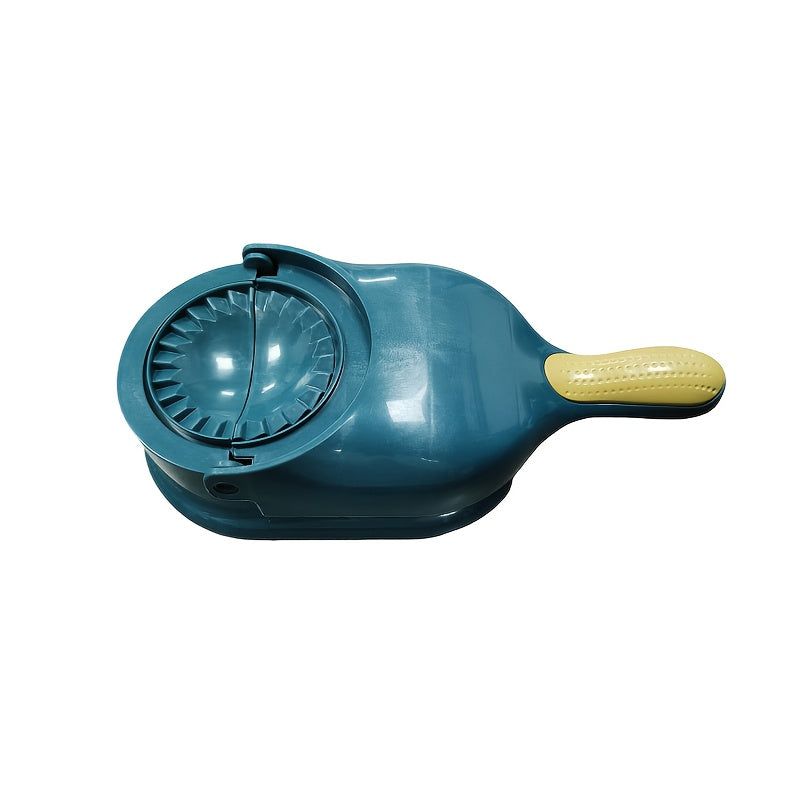 Mustahkam PP materialidan yasalgan 2-in-1 qo'l bilan ishlatiladigan dumpling tayyorlagich, oson uyda dumpling va tortillalar tayyorlash uchun.