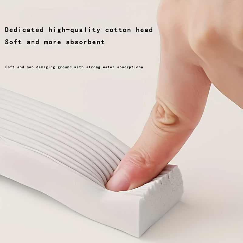 Mini Mop Set with Washable Sponge Head for Bathroom Car Window Glass Cleaning