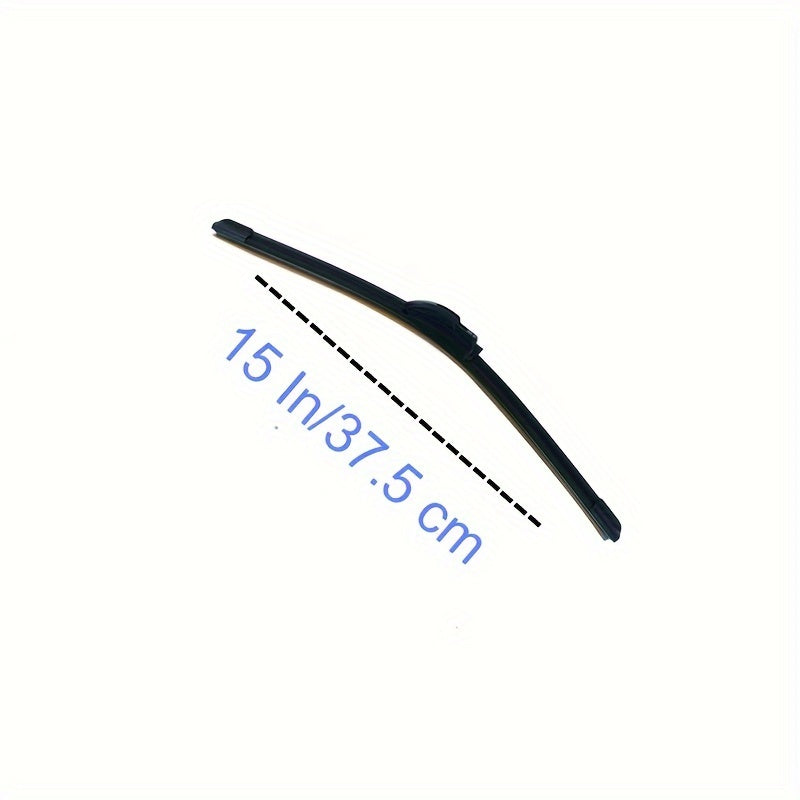 Universal Dual Rubber Wiper Blades All-Season Hook Mount 1-Pack