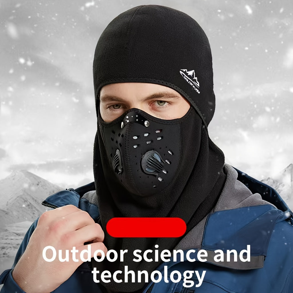 Men's Thermal Balaclava Ski Mask Knit Polyester Winter Sports Outdoor Gear