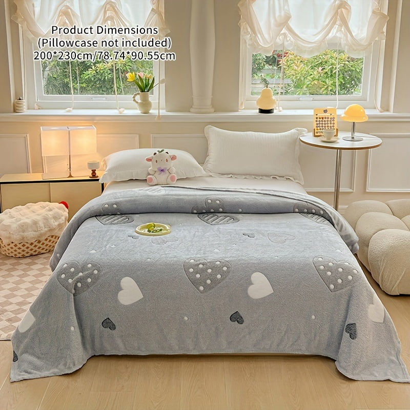 Мягкое одеяло из флиса Snowflake для кровати, дивана, офиса, уютное, с геометрическим узором, смешанные цвета