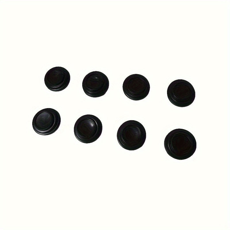 8 Pcs Car Door Trunk Sound Insulation Pads Thick Silicone Shock Absorbers