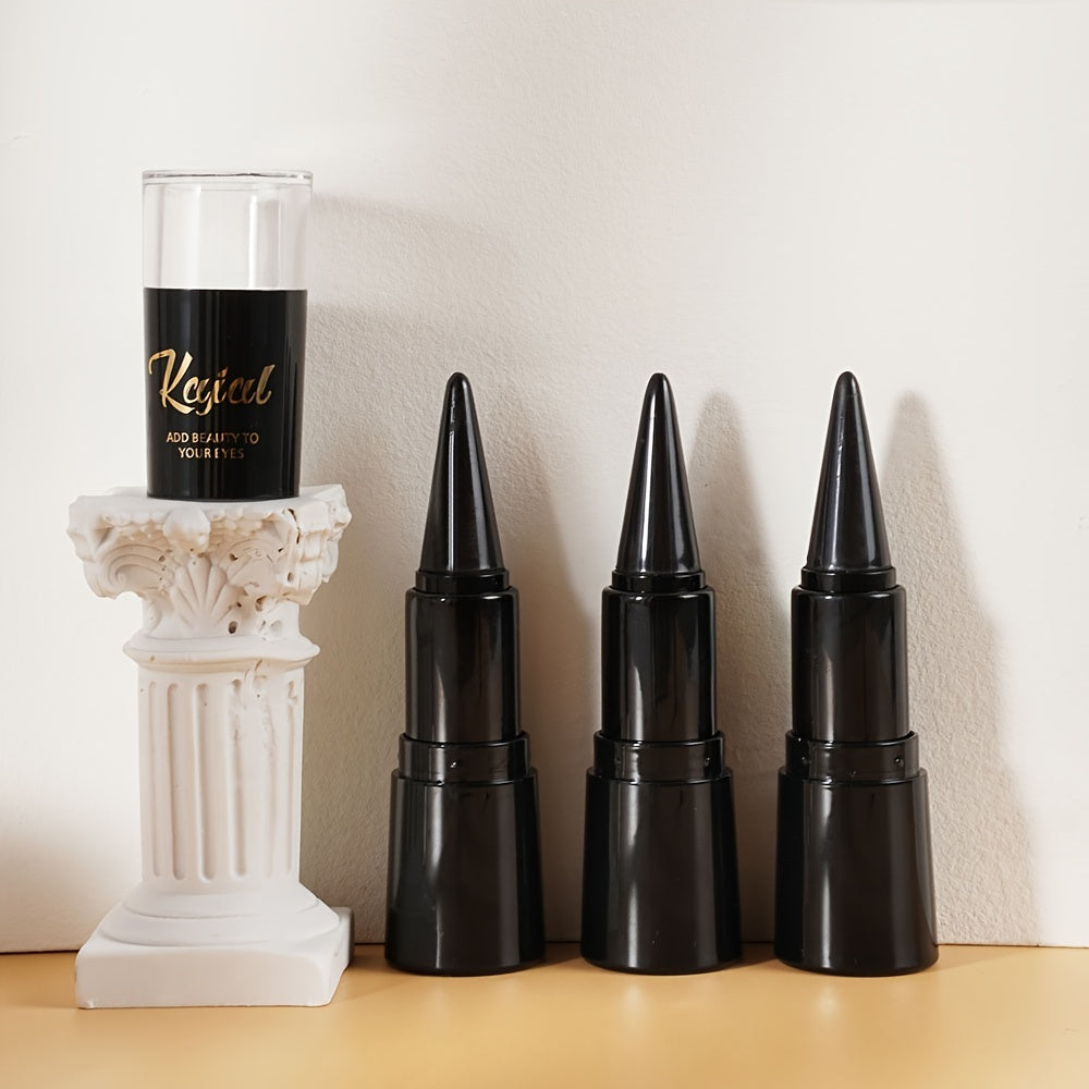 Lápiz de gel delineador negro a prueba de agua para mujer y bolígrafo delineador de labios