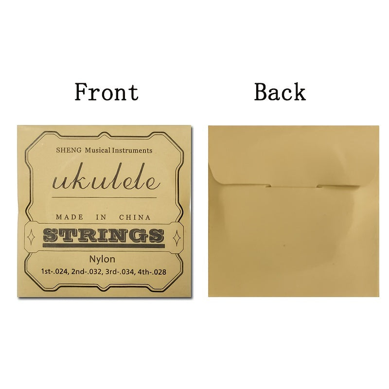 21 dyuym, 23 dyuym va 26 dyuym gitara uchun ukulele iplar, 2 ta tasodifiy rangdagi pichoq bilan birga keladi.