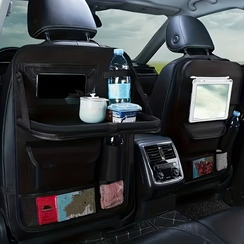 Bolsa de almacenamiento trasera para asiento de coche, de tela Oxford, organizador colgante para vehículo