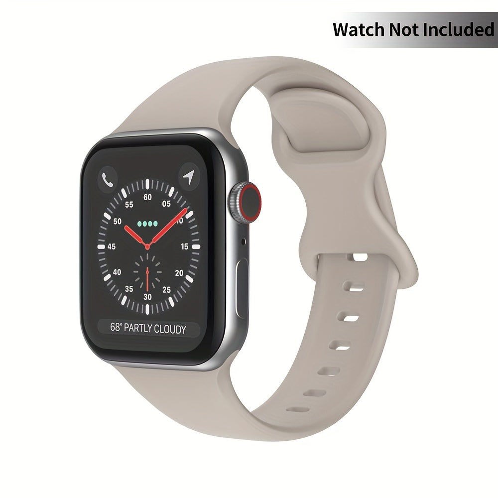 Waterproof Silicone Watch Strap with Buckle for 38/40/41mm and 42/44/45/49mm Apple Watch Compatible with Series 1-9 and Ultra Sports Replacement Band for Men Women