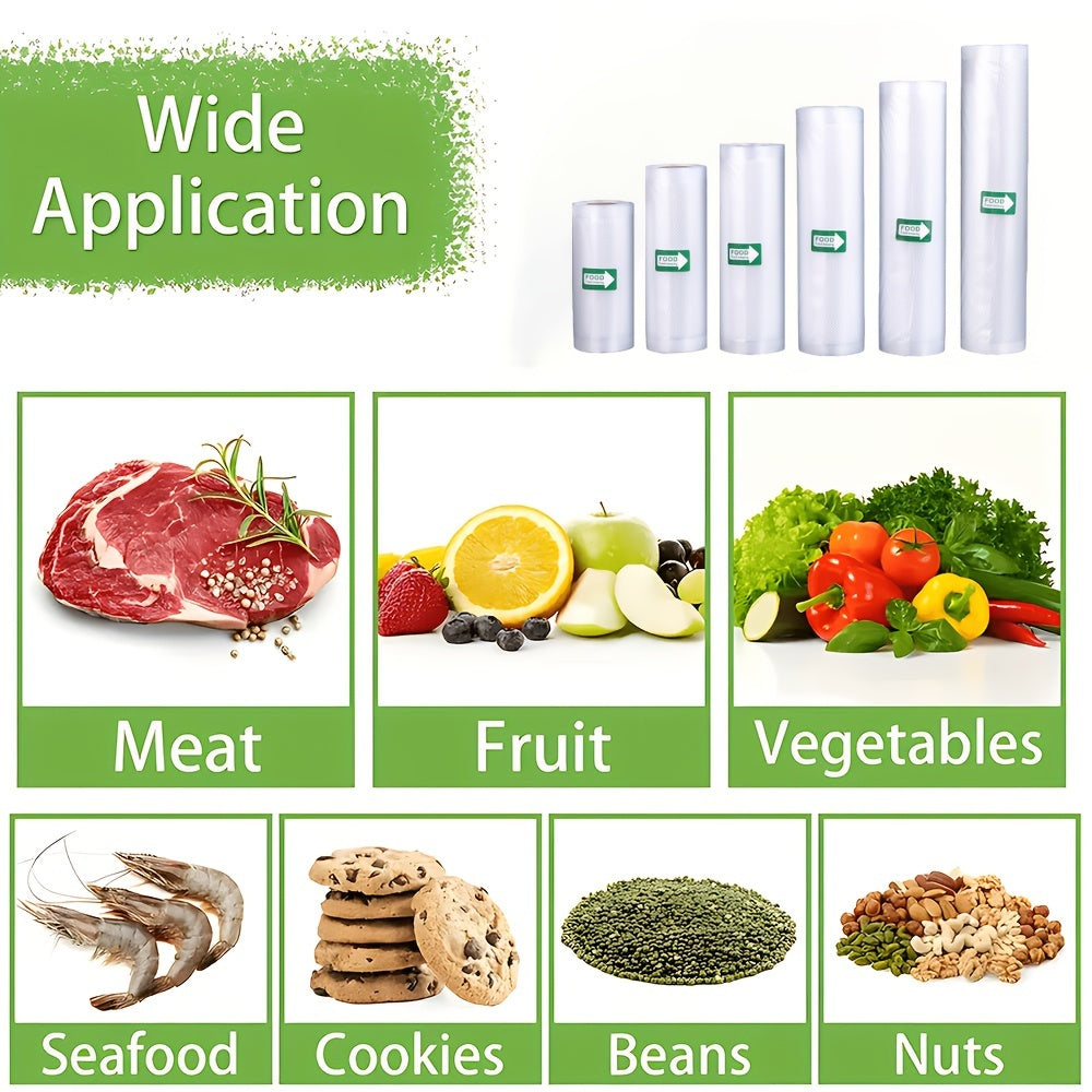 Vacuum Sealing Storage Bag Roll BPA-Free Food Preservation for Meat and Steak