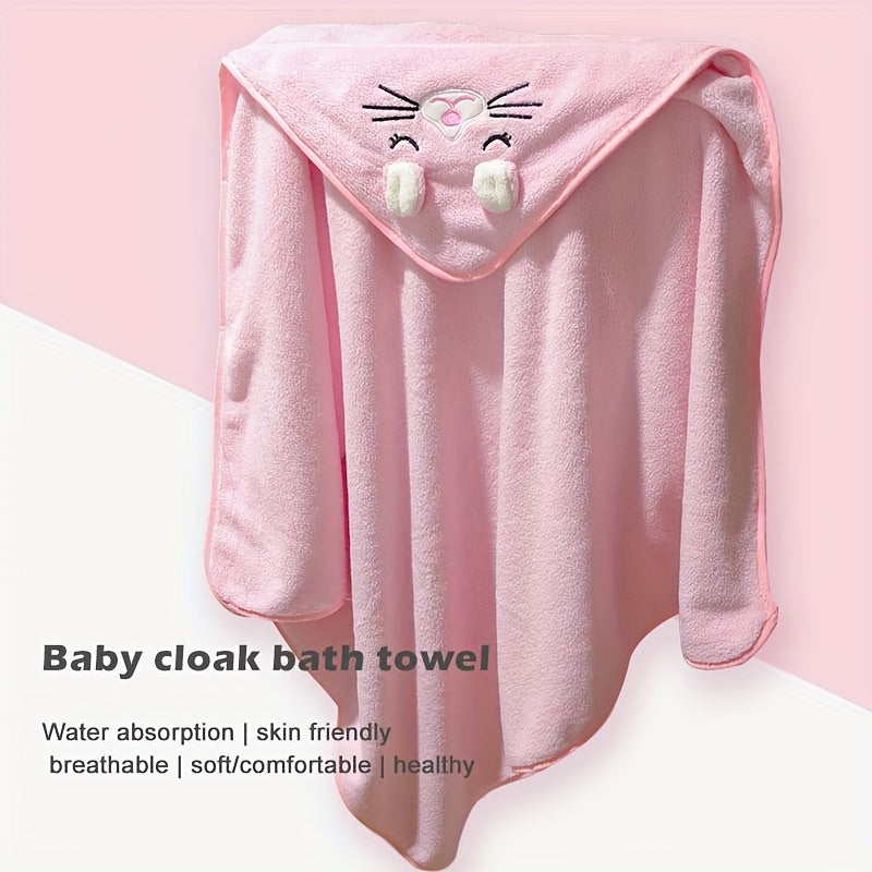 Kichkina bolalar uchun sharfli vanna sochiq, yumshoq paxta, chiroyli sovg'a qilish mumkin