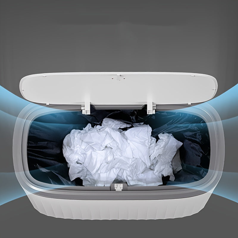 LuxeSpace axlat qutisi, hidni muhrlash funksiyasi va yuqori sig‘imga ega, mustahkam PP materialidan tayyorlangan, hammom, yashash xonasi va oshxona uchun mos.