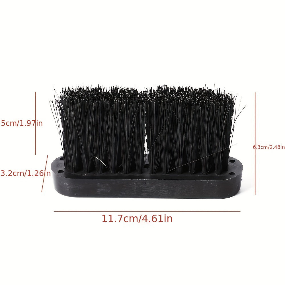 High-Quality Fireplace Broom with Plastic Handle and Dense Bristles