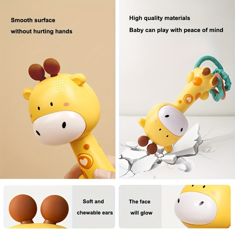 Baby Teething Toy Bundle with Rattles and Plush Rings for Infants