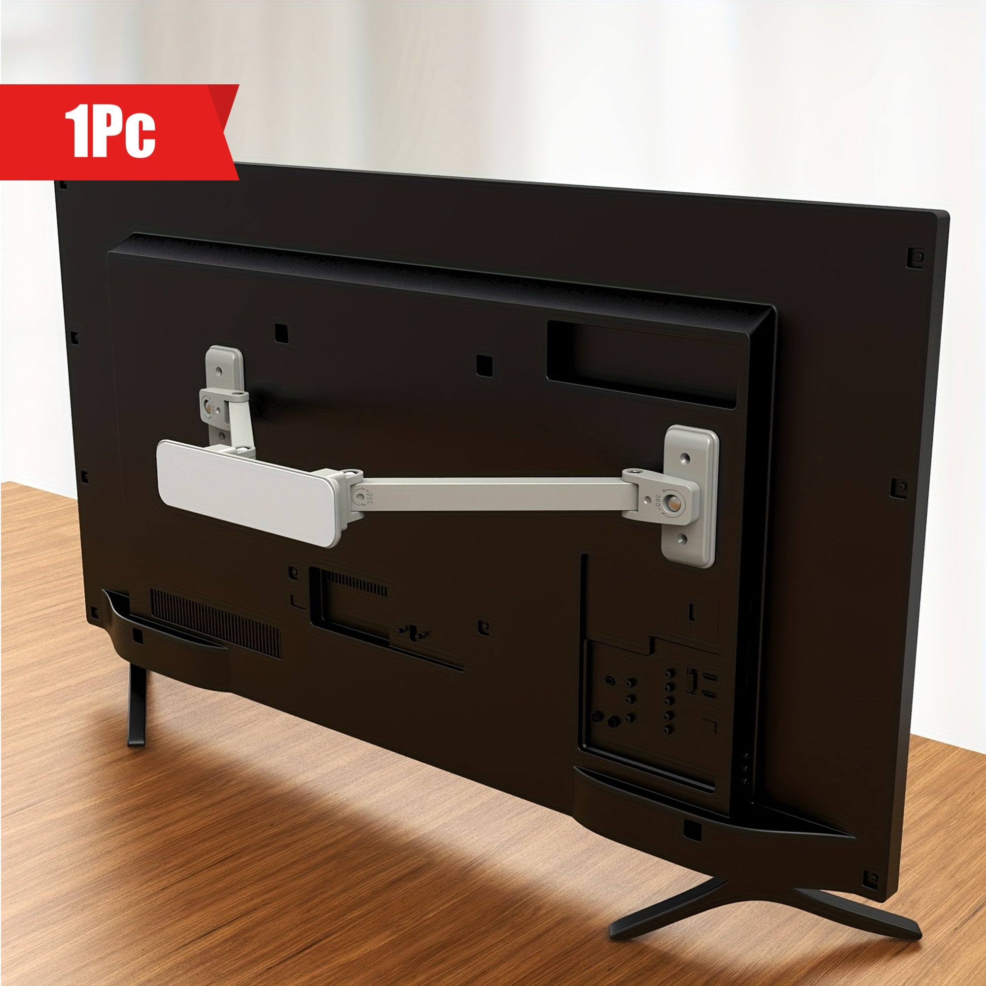 Children's Safety TV and Monitor Stand Anti-Tip LCD Screen Support Grey BPA-Free