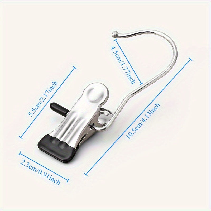 Набор тяжелых стальных вешалок и зажимов для стирки и домашнего хранения, 10/20 штук