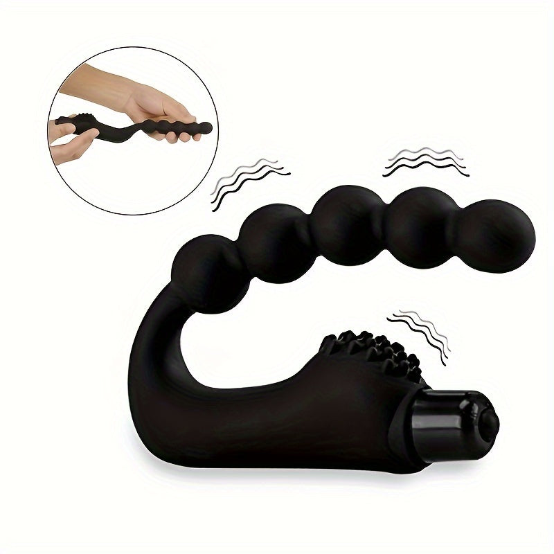 Men Silicone Anal Vibration Plug Prostate Massager 10 Frequencies