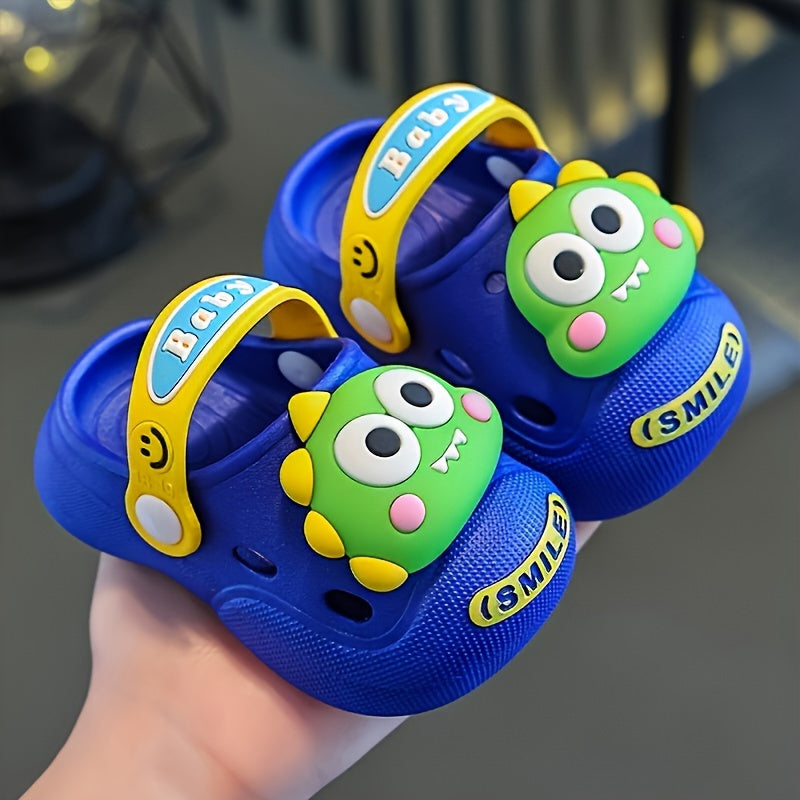 Детские сандалии с динозавром, всесезонные водные туфли, легкие, дышащие, повседневные для мальчиков и девочек