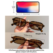 3 пары модных квадратных очков для уличного стиля, трансграничных вечеринок, поликарбонат