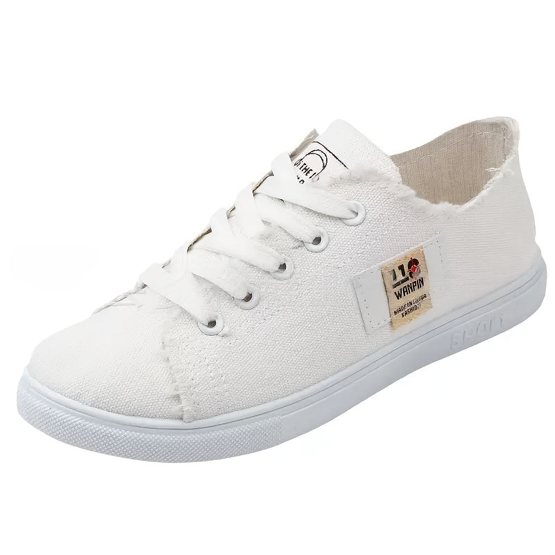 Women's Casual Slip-On Sneakers Light Blue Breathable Fabric All-Season