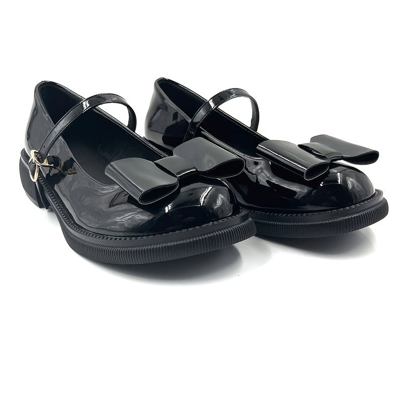 Women’s Microfiber Mary Jane Loafers Slip-On Casual Comfort Shoes