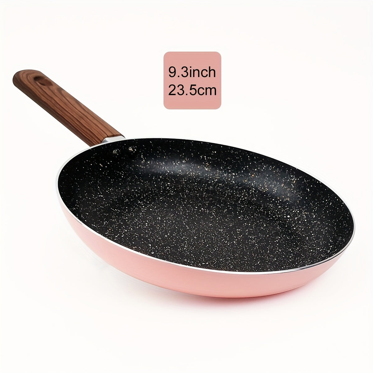 Pink and Blue Non-Stick Frying Pan for Eggs, Gas Stove Compatible