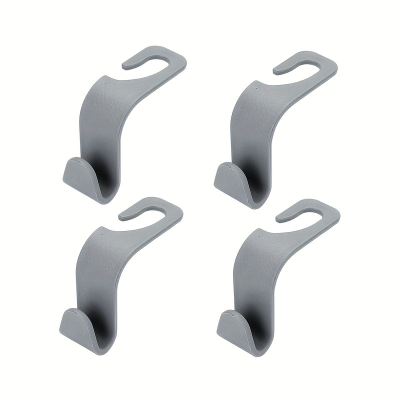 2/4 Pcs Car Seat Rear Hooks Universal Headrest Organizer Maximize Storage