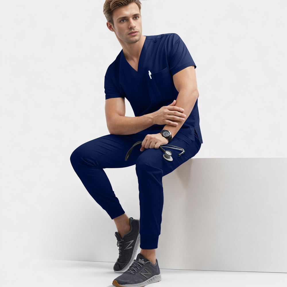 Yozgi ingichka uslubdagi shifokor formasi, ayollar uchun katta o'lchamdagi qo'l bilan yuviladigan umumiy kiyimlar, quruq yugurish uchun.