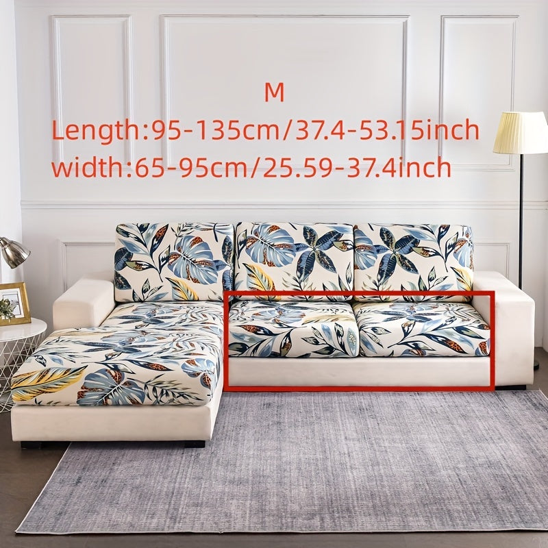 Чехол для дивана с цветочным принтом для диванов всех размеров, машинная стирка