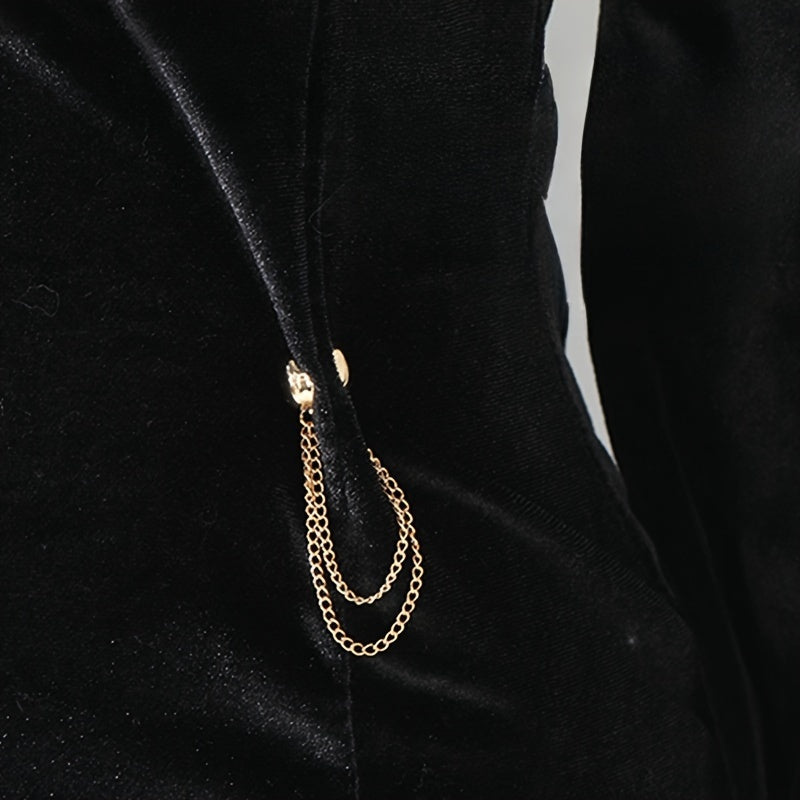 Магнитные штаны и зажимы для манжет, регулируемые сплавные застежки для брюк и рубашек, золотые