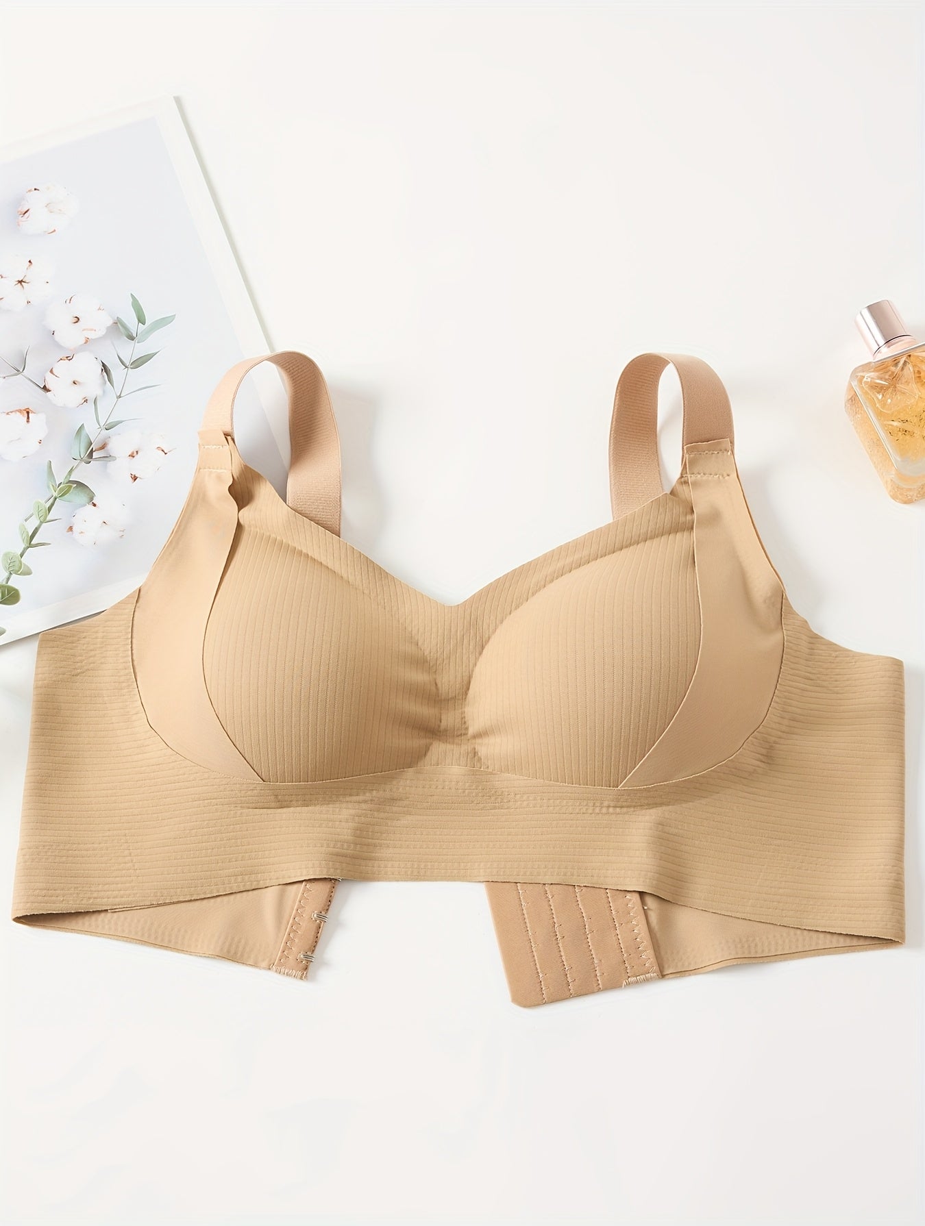 Women Seamless Bras Soft Support Wire-Free Wide Straps in Multiple Colors