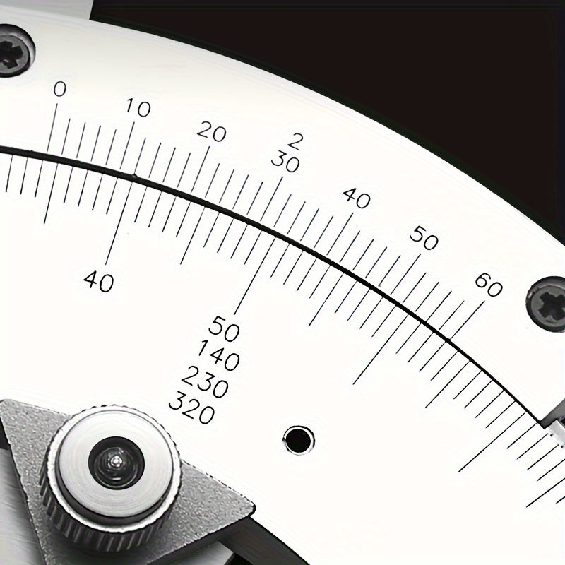 Regla de ángulo universal de alta precisión, transportador de 320 grados, herramienta de medición