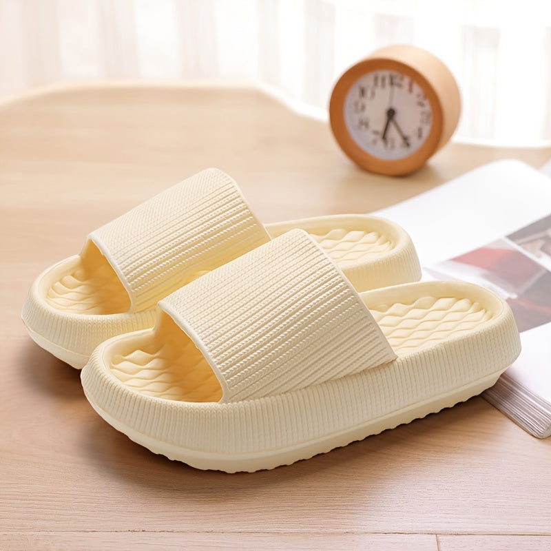 Unisex EVA Slides Soft Cushioned Open Toe Indoor Outdoor Slippers