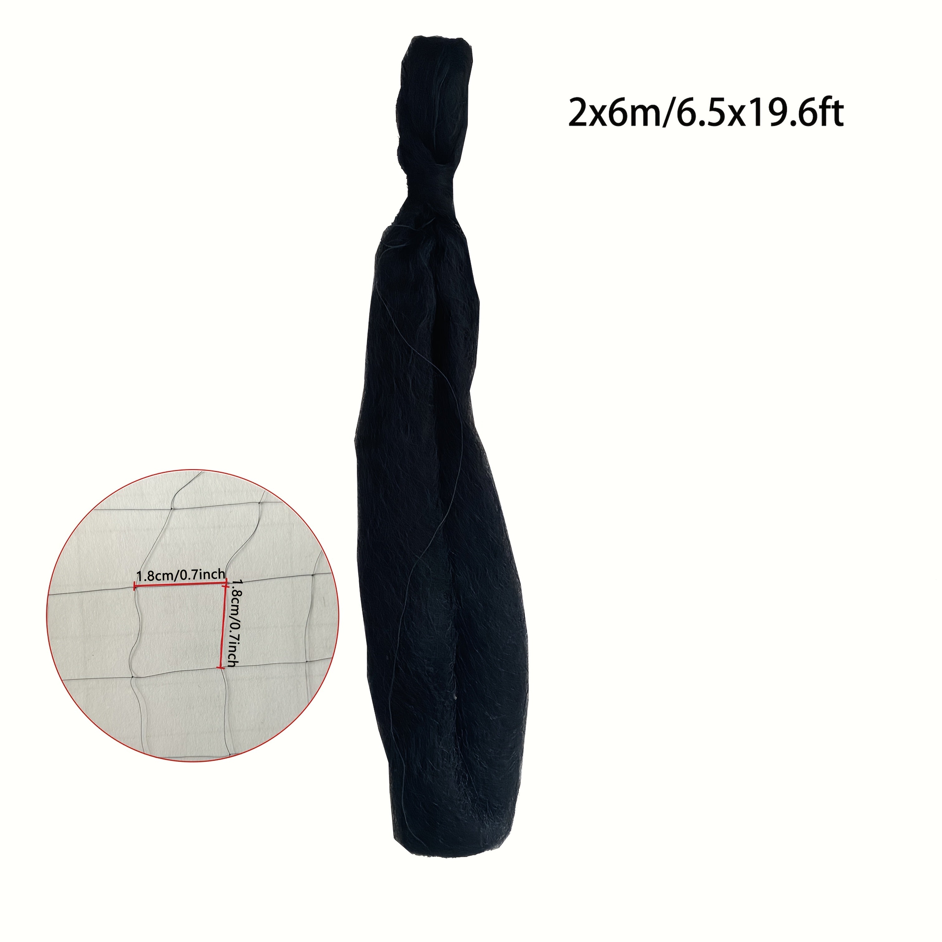 Bird Net Garden Plant Protection Black PE Multiple Sizes